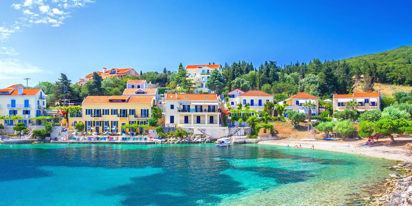 Coastal bay in Greece