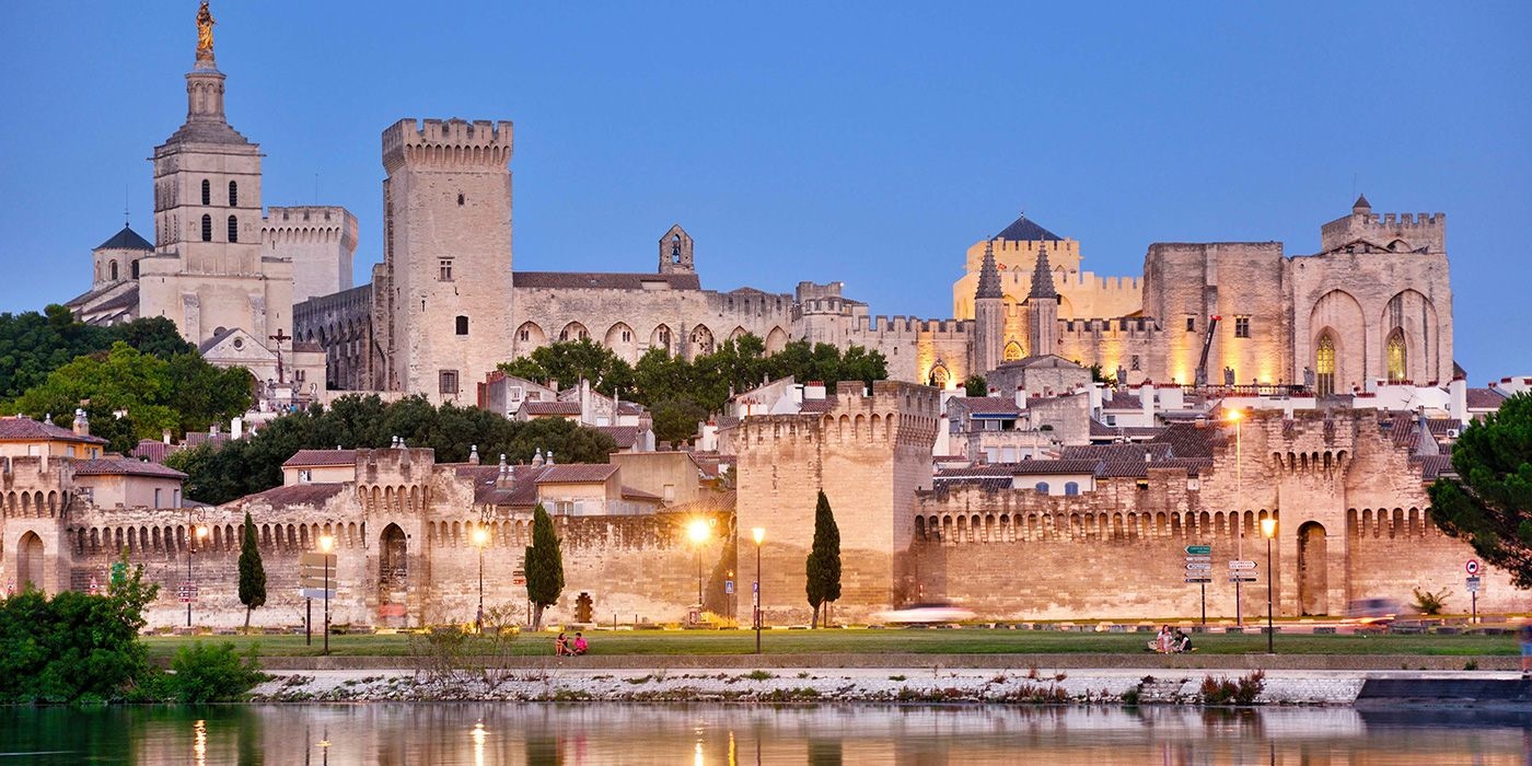 Sunset in-Avignon France