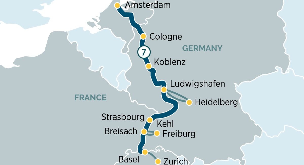 Map Jewels of the Rhine