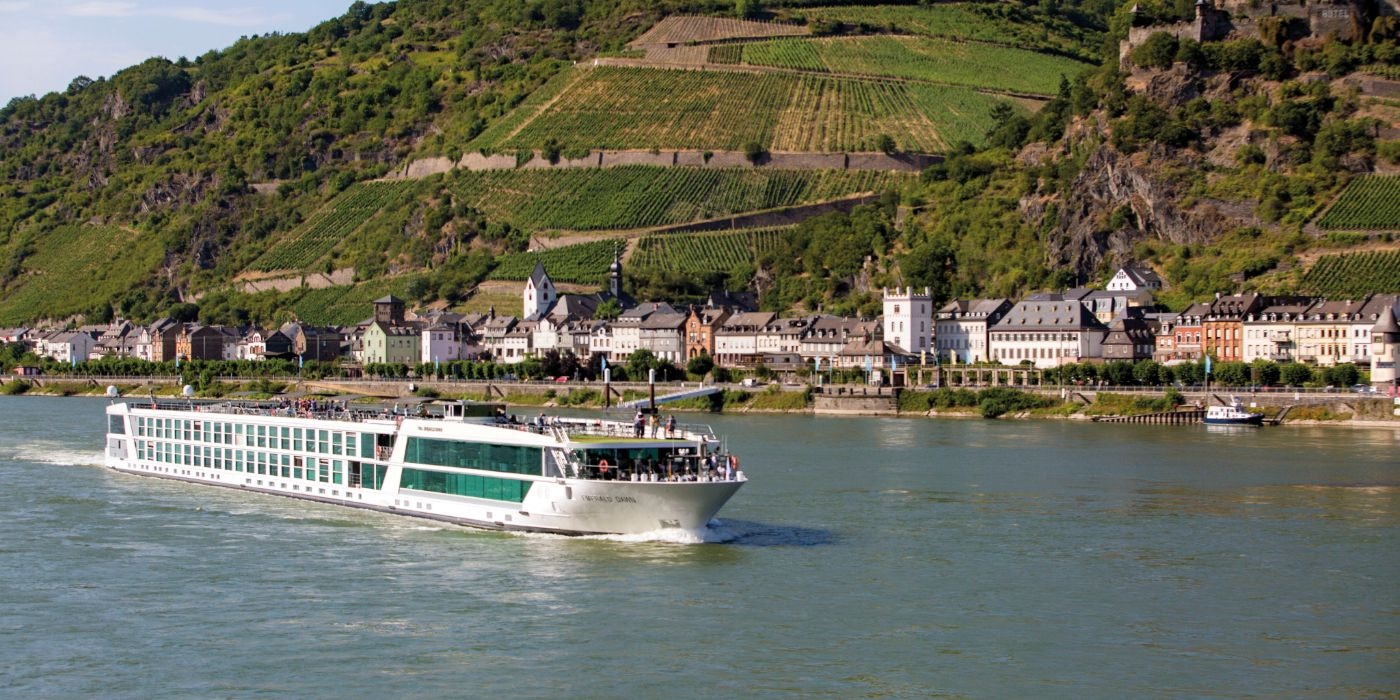 Emerald Dawn cruising on Rhine river