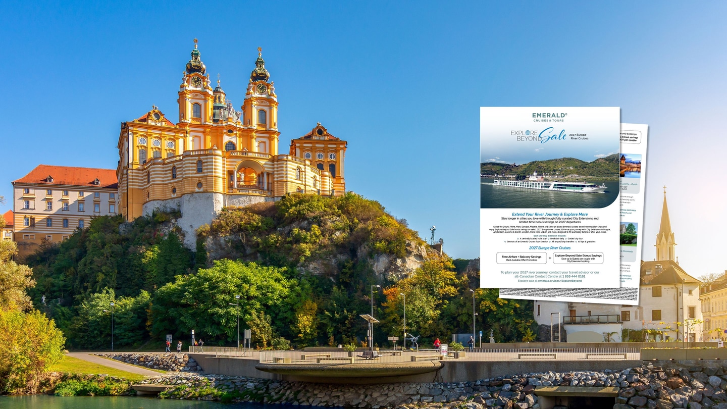 Europe River Cruising Emerald Cruises Explore Beyond banner
