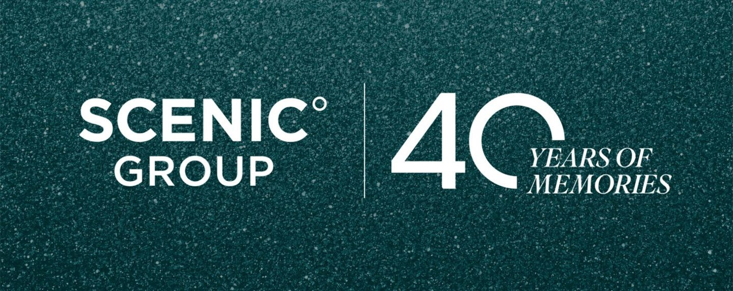 Scenic Group 40 Years of Memories anniversary banner